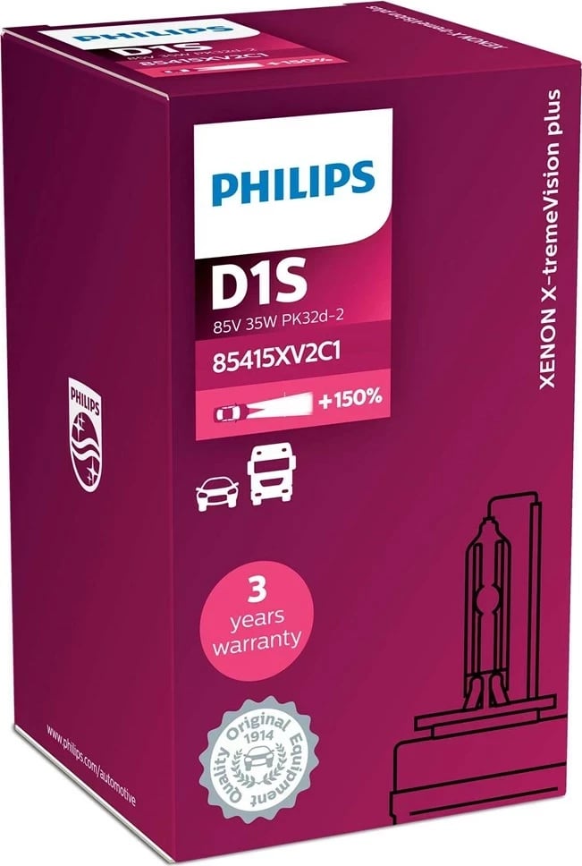 Llambë makine Philips Xenon X-tremeVision gen2 85415XV2C1, D1S, 35W, Bardhë Llambë makine Philips Xenon X-tremeVision gen2 85415XV2C1, D1S, 35W, Bardhë