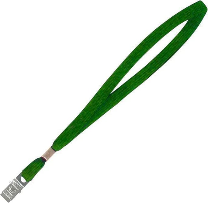 Litar konferencash NEXT me kapëse, 45x1cm, 50 copë, Gjelbër