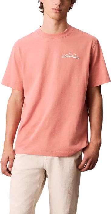 Maicë Calvin Klein Jeans për meshkuj, rozë