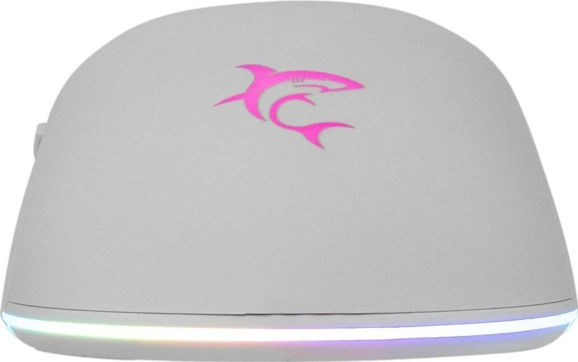 Maus gaming White Shark Bagdemagus GM-5010,  RGB, 7200 DPI, i bardhë