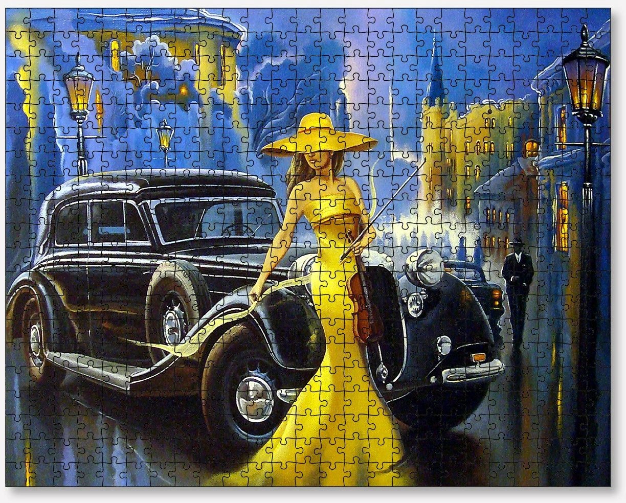 Puzzle 500 copë, Evila Originals, shumëngjyrësh, PZL_0136_500