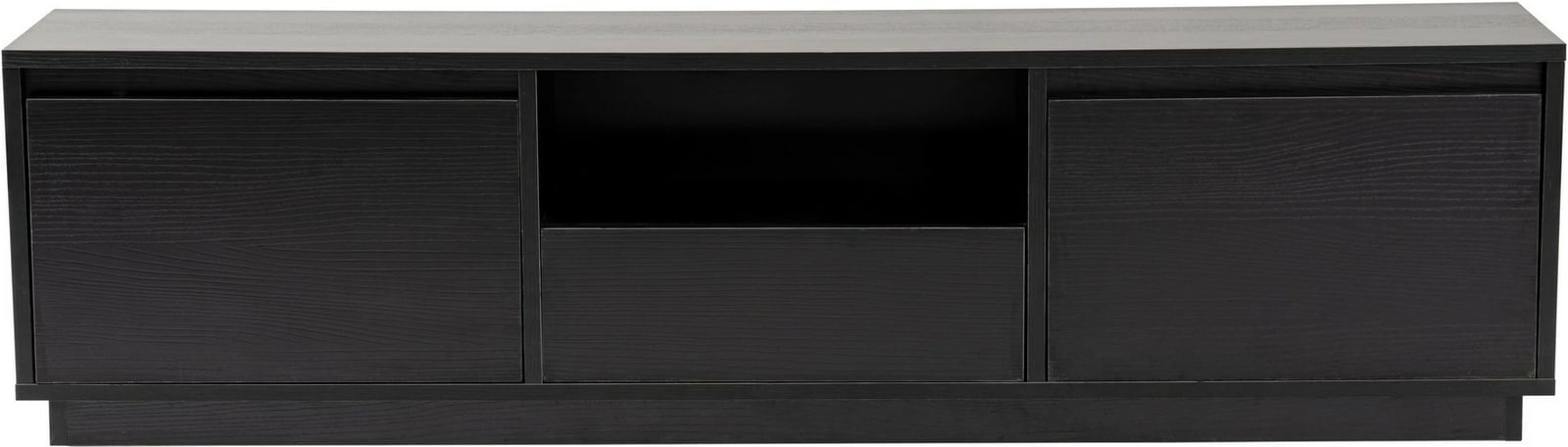 Komodë TV Nordure, Vanguard, ngjyrë dru e zezë