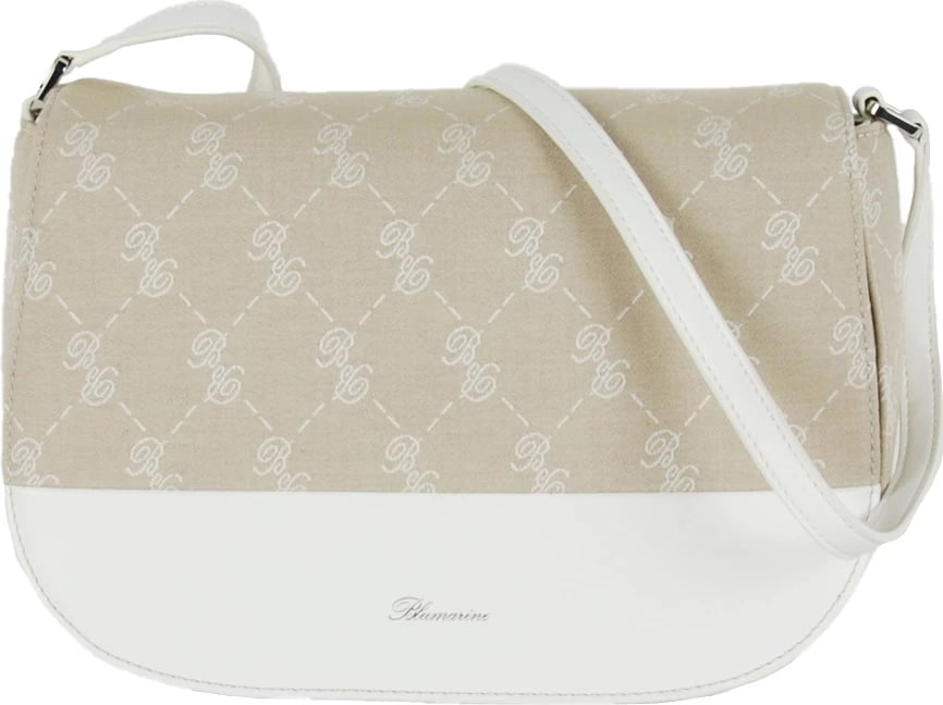 Çantë për femra Blumarine, e bardhë / bezhë 