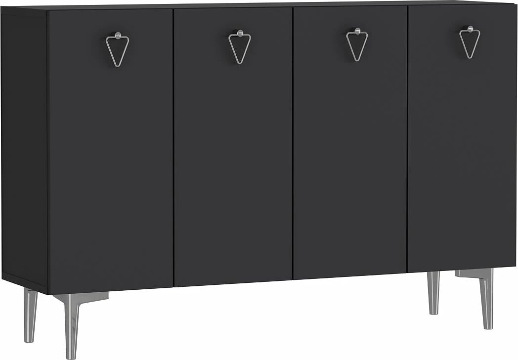 Konsol Skye Decor, Leyla, anthracite dhe argjend