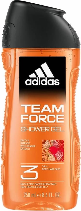 Xhel dushi Adidas Team Force për meshkuj 250ml