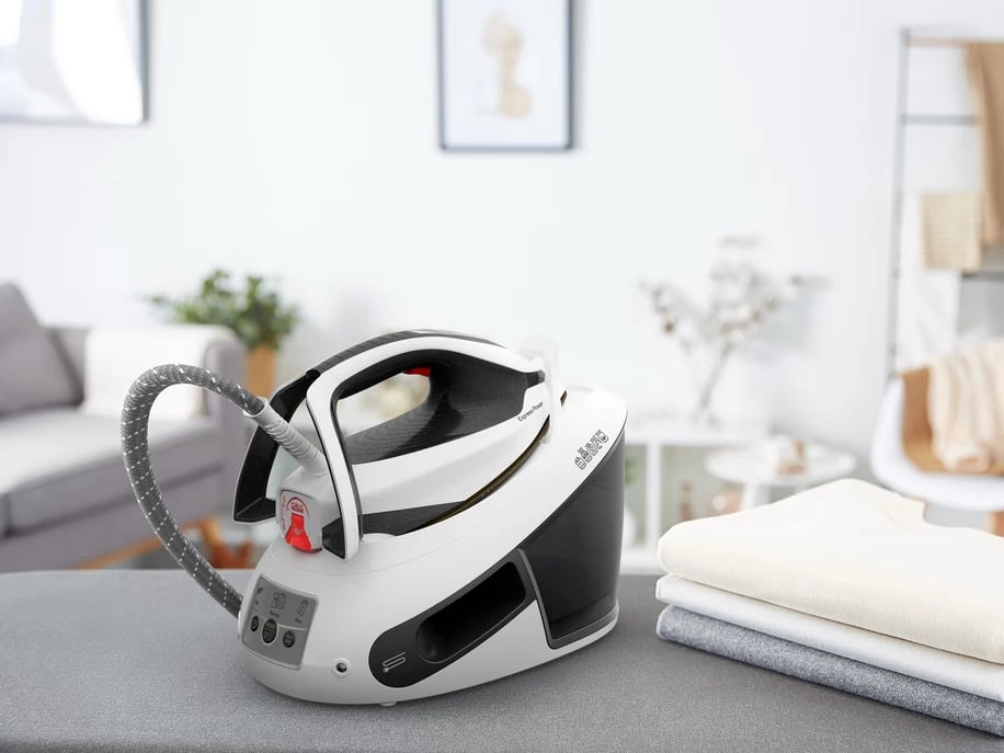 Hekur me avull, Tefal, SV8130E0 Express Power, 2800W 6.5 bar 1.8L, bardh e zi