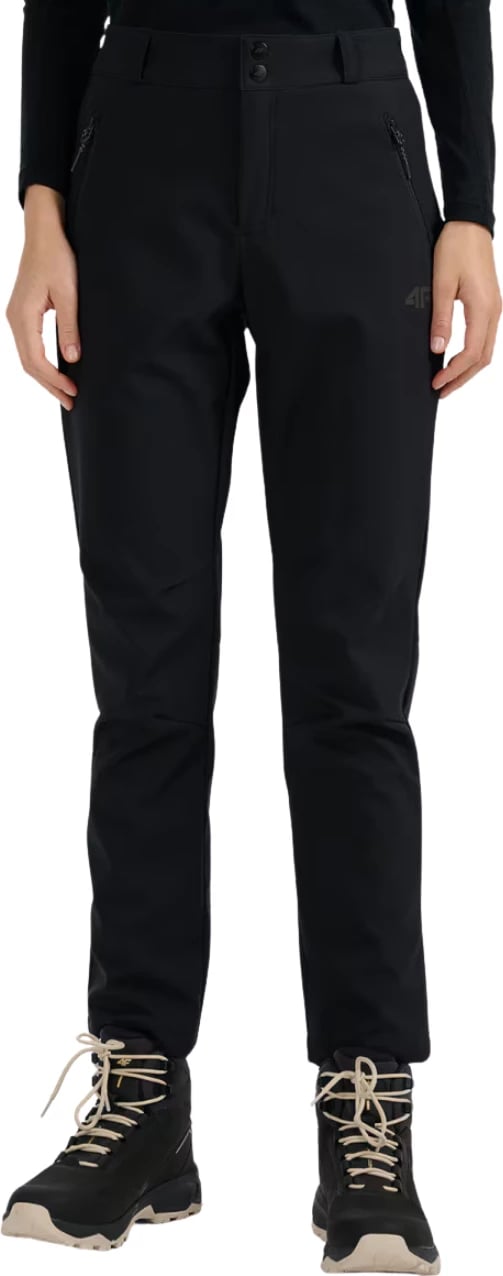 Pantallona trekking për femra 4F, të zeza