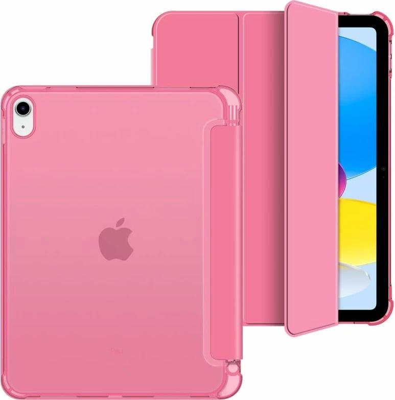 Mbështjellës Tech-Protect SC Pen Hybrid për iPad 10 (2022), Rozë Transparent