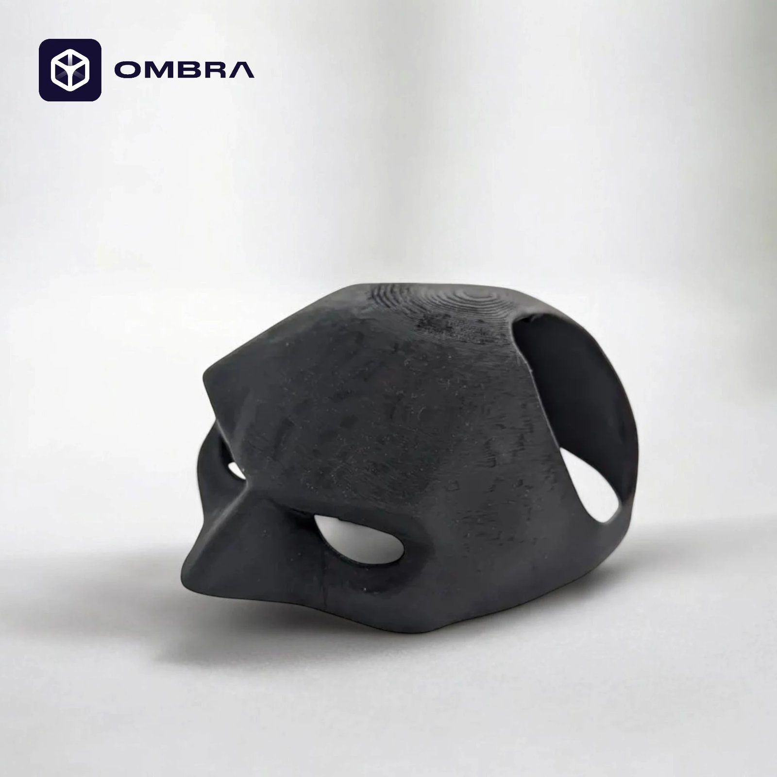 Maskë Dekorative për Mace (Batman Mask) - e zeze