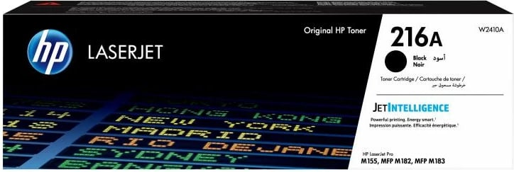 Toner HP 216A W2410A origjinal JetIntelligence 1000 faqe për Color LaserJet Pro M155/MFP M182/MFP M183, e zezë