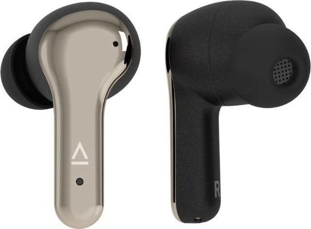 Kufje in-ear pa tela, Creative Labs Aurvana Ace SXFI 51EF1250AA000, Bluetooth 5.3, ANC hibride, 28 orë, me kasë karikimi, e zezë/ari