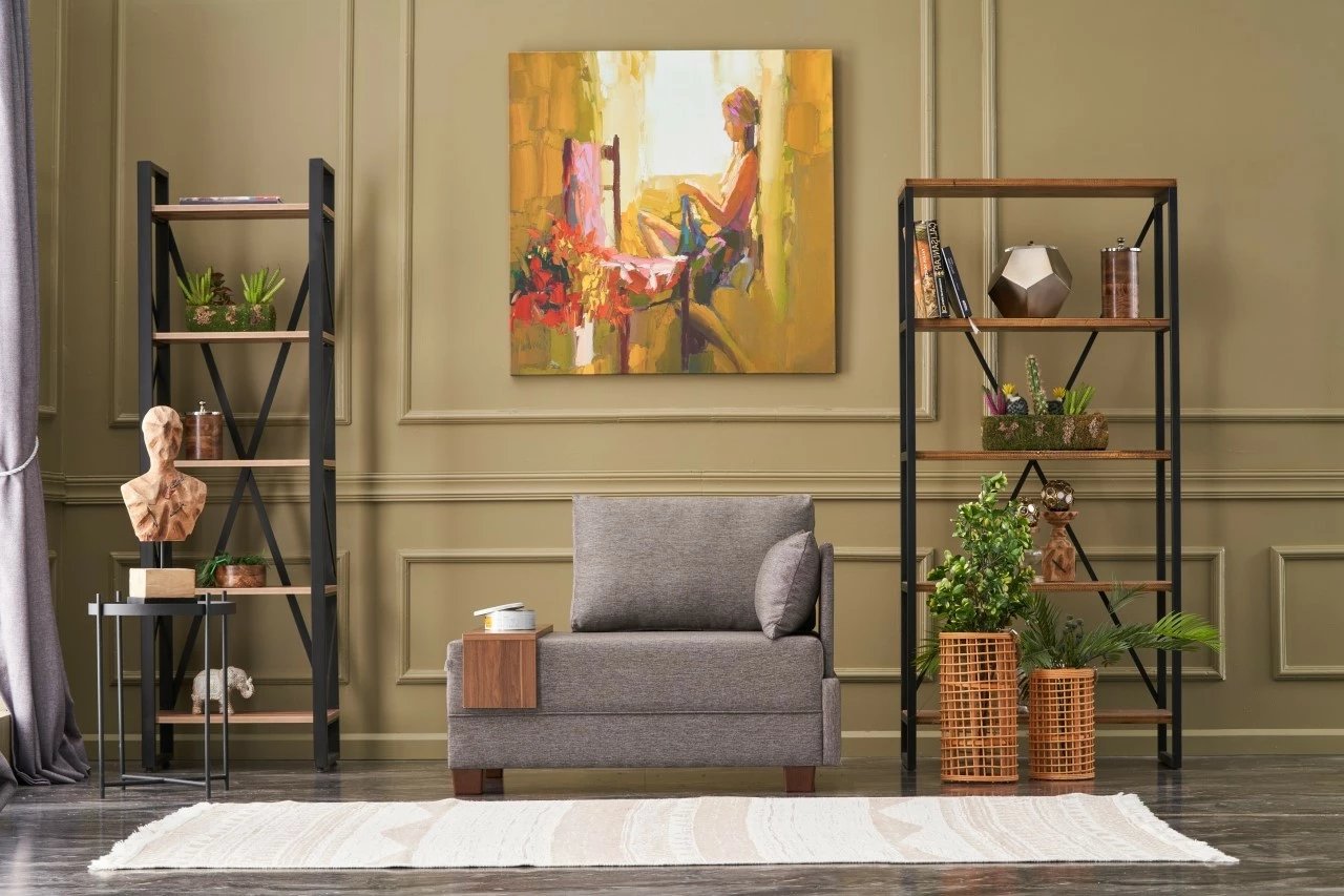 Karrige një vendëshe Fly Right, kafe