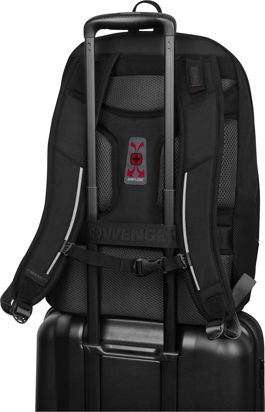 Çantë shpine Wenger Carbon Pro Business për laptop 15.6 inç, e zezë