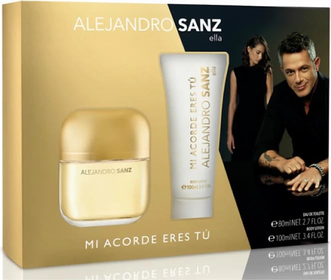 Eau de Toilette set ALEJANDRO SANZ Mi Acorde Eres Tu, 2 copë, 100ml