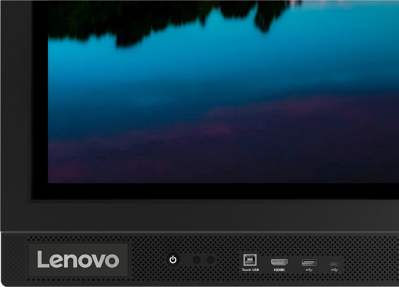 Ekran i madh Lenovo ThinkVision ILFD T86, 86 inç, UHD, HDMI/VGA/USB-C/Ethernet, zi