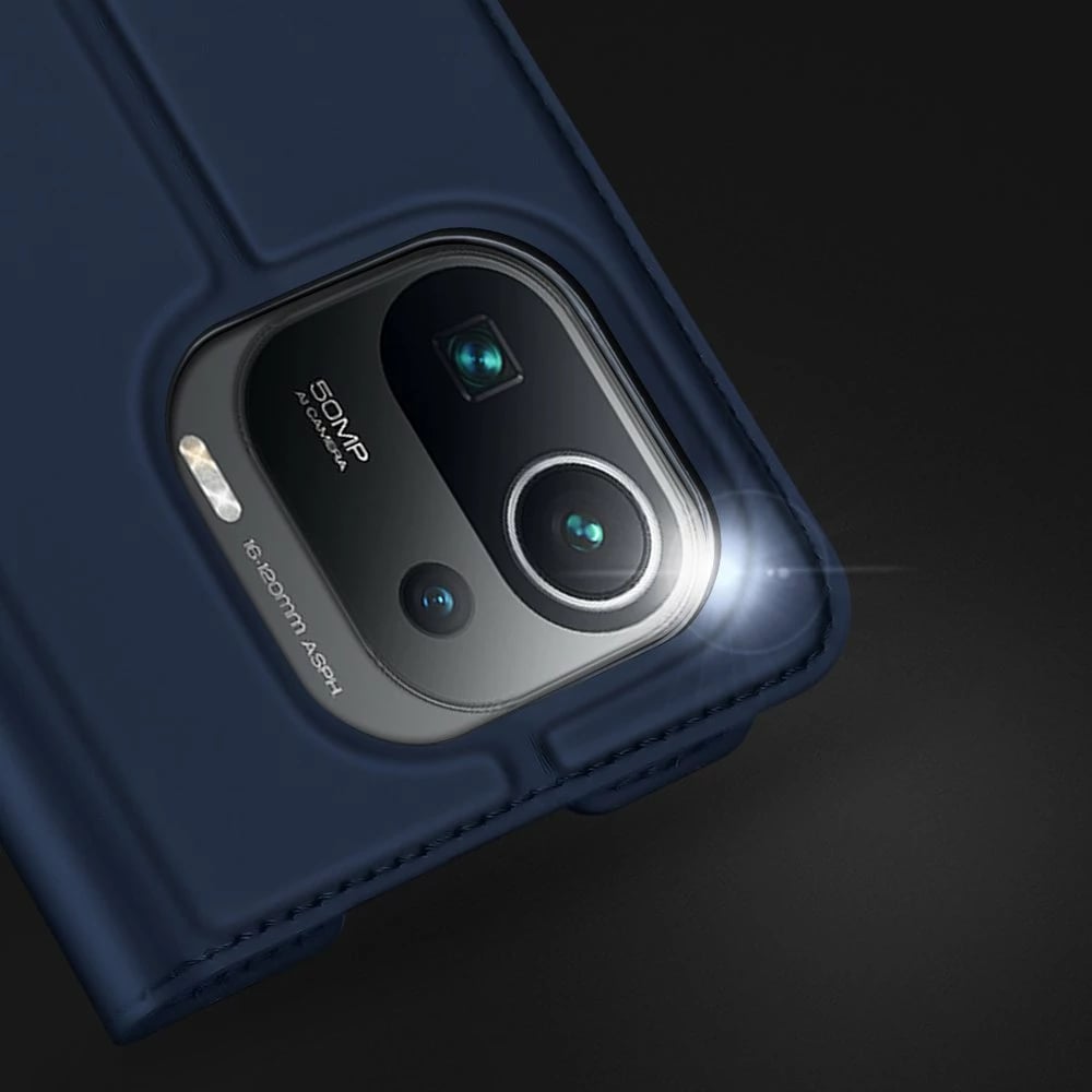 Mbështjellës Dux Ducis Skin Pro Bookcase për Xiaomi Mi 11 Pro, rozë