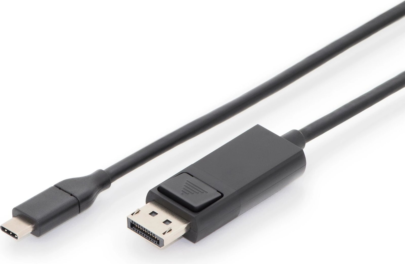 Adapter kabllo USB-C në DisplayPort Digitus 2.0m i zi