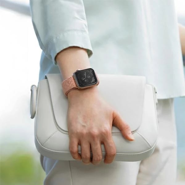 Rrip për Apple Watch UNIQ Aspen, Weavex™, 38/40/41mm, Gri