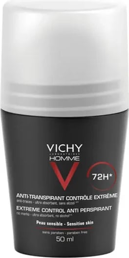 Deodorant roll-on unisex Vichy Homme Intense, 50ml