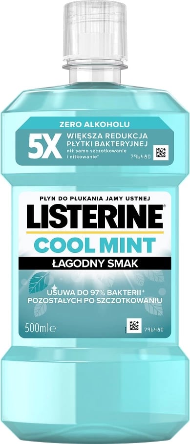 Shpëlarës goje Listerine Cool Mint Mild Flavor 500ml