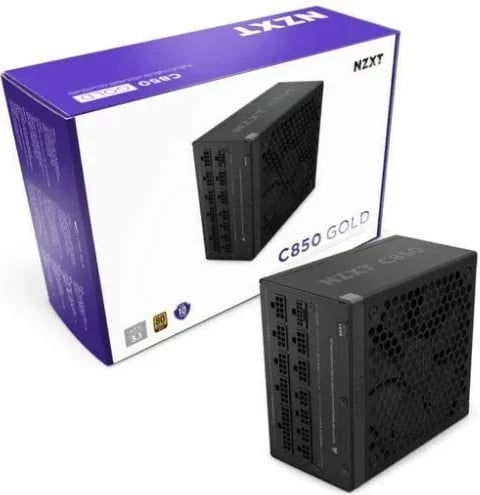 Kasë PSU NZXT C850, 850W, Gold, E zezë