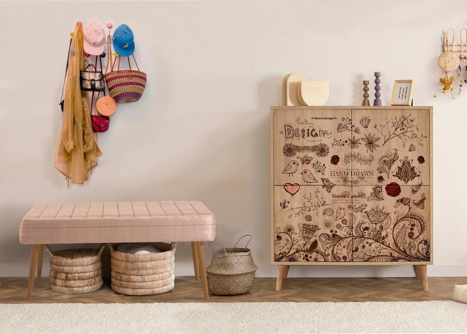 Set mobiljesh për korridor Skye Decor, Sonomo dhe Stone, 731-0900