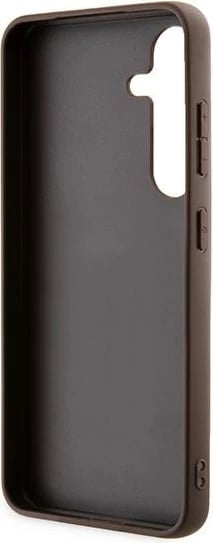 Mbështjellës Guess 4G Metal Gold Logo për Samsung Galaxy A35, Kafe