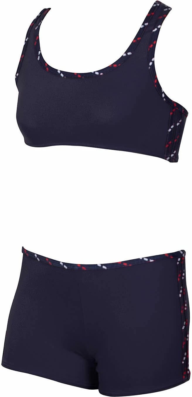 Set bikini (2 copa), sport, ngjyrë blu e errët, Jumeon