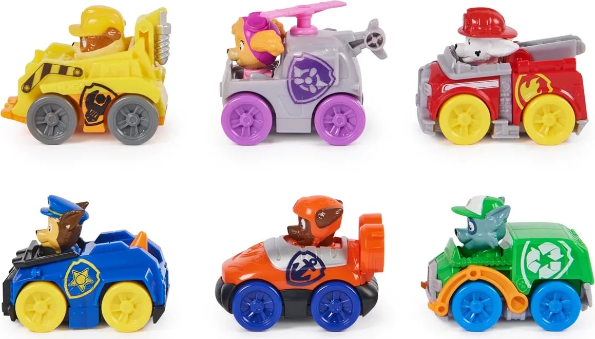 Paw Patrol Pup Squad Racers Figure Pack