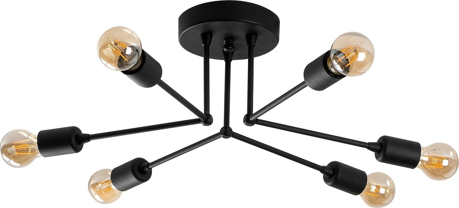 Llambë tavani Opviq, Sparrow - 1231, metal i zi