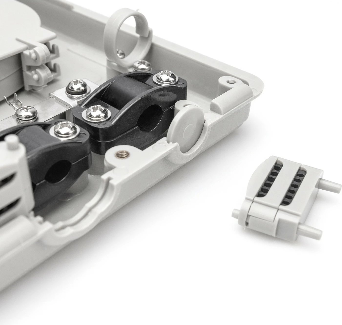 Kuti shpërndarëse fibra optike Digitus, 8x SC SX, 160x300x43mm, gri