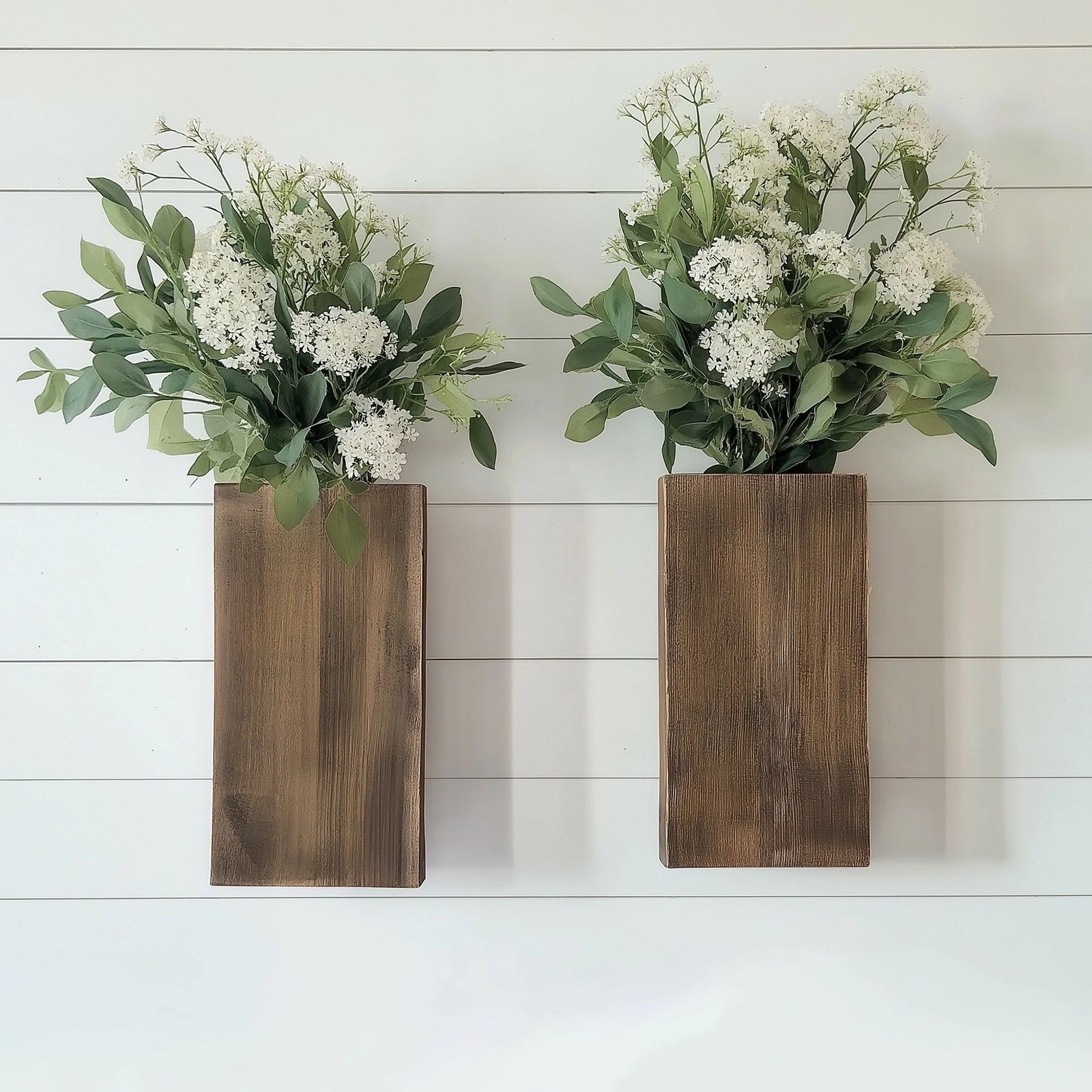 Raf dekorativ prej druri për mur, Skye Decor, Raf280 (2 copë)