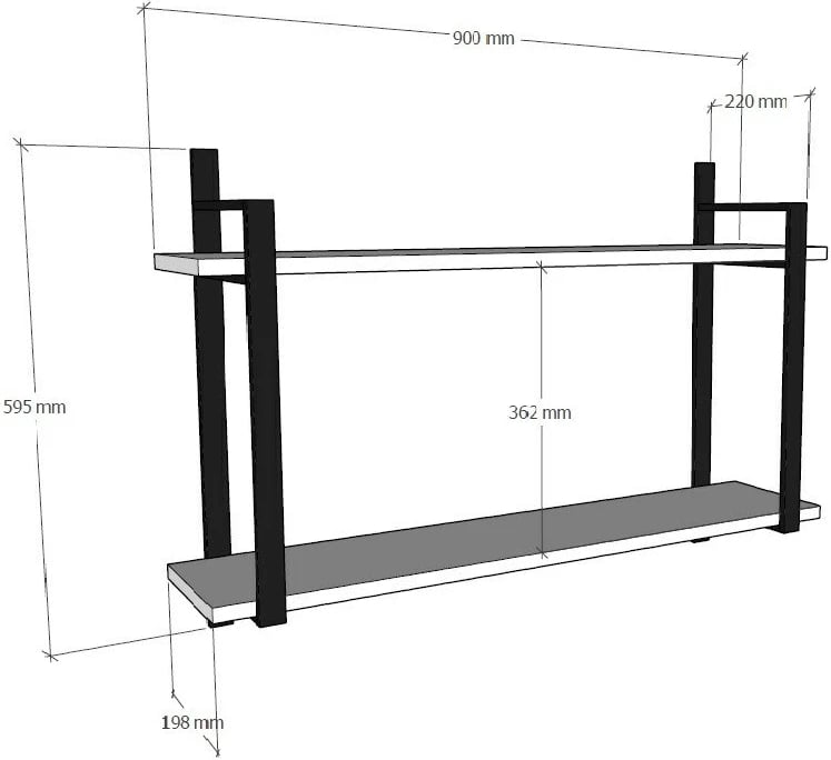 Raft muri Hanah Home, Abat, ngjyrë arre