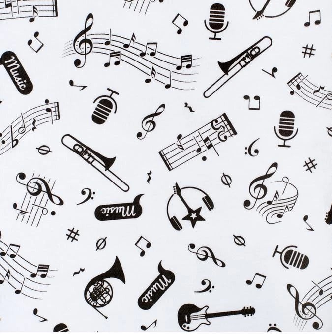 kapuç bebi, New Baby, Music, madhësi 56 (0-3m), e bardhë