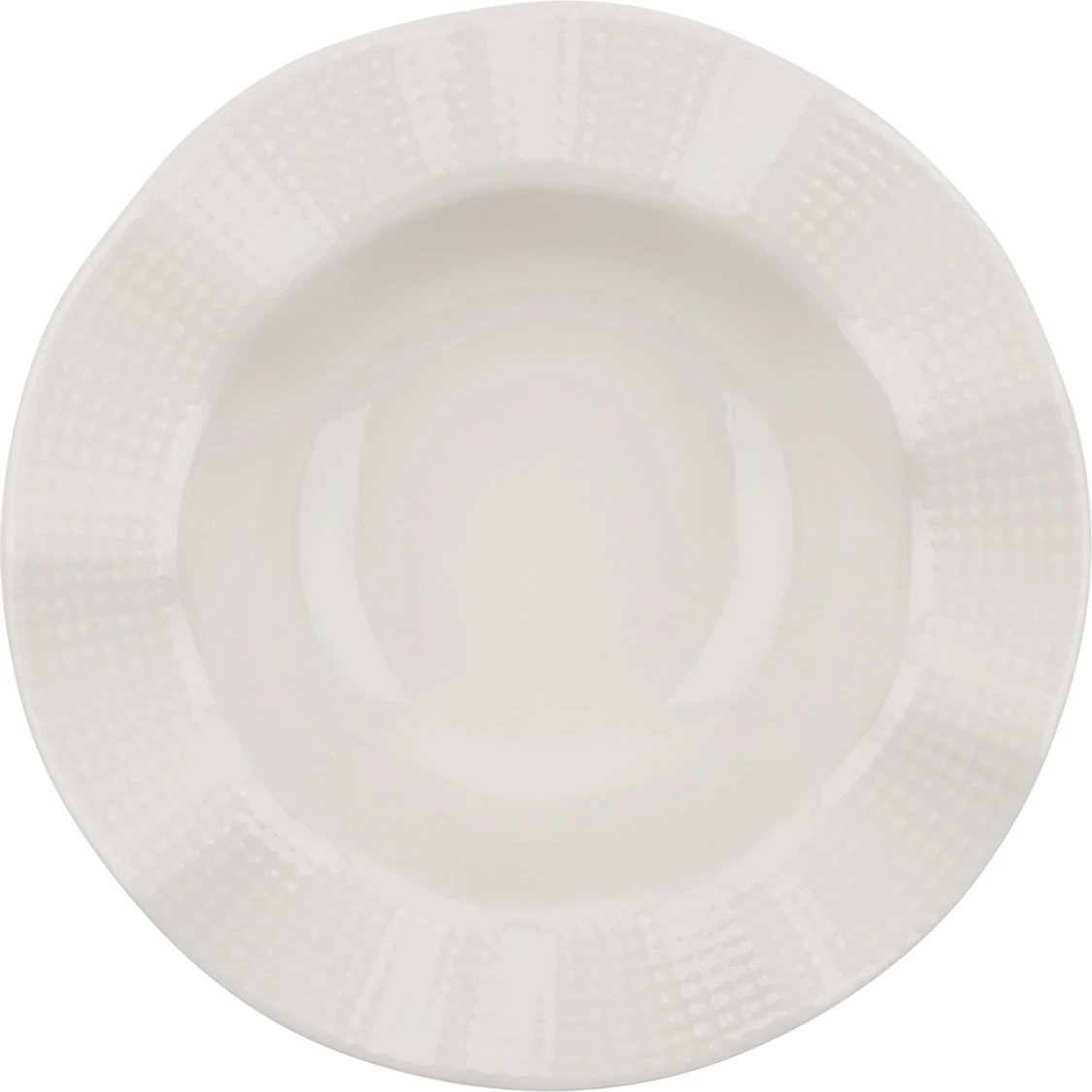 Set enësh për drekë (24 copë), Hermia, MLN24Y2740694, ngjyrë krem