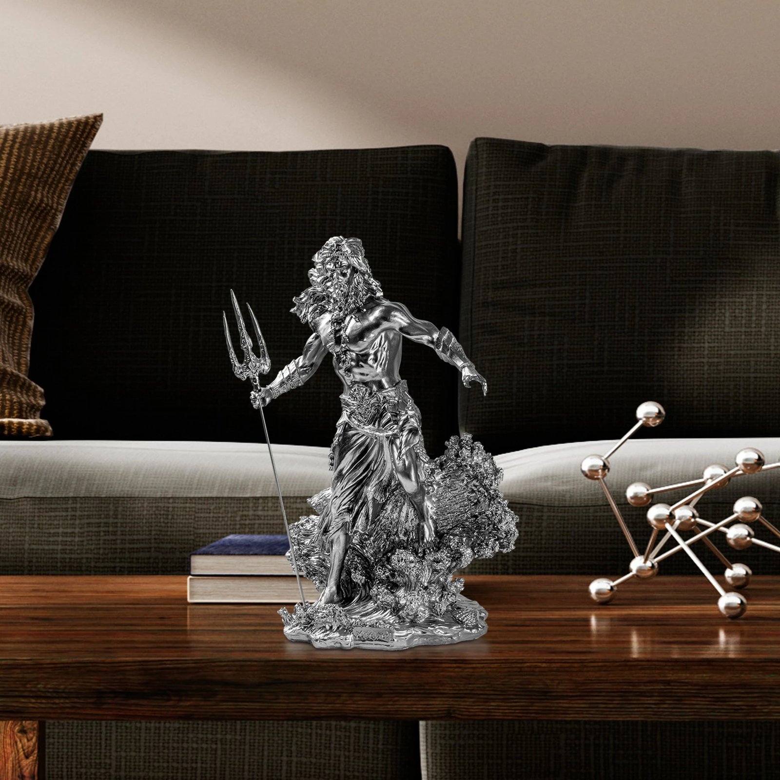 Objekt dekorativ Evila Originals, Yak-035-B, ngjyrë argjendi