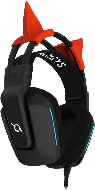 Kufje gaming Aqirys Alya 7.1 VS, me mikrofon të ndashëm, 7.1 surround, të zeza
