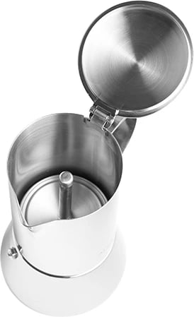 Kafeteri espresso Adler AD 4419 350 ml çelik inox argjend