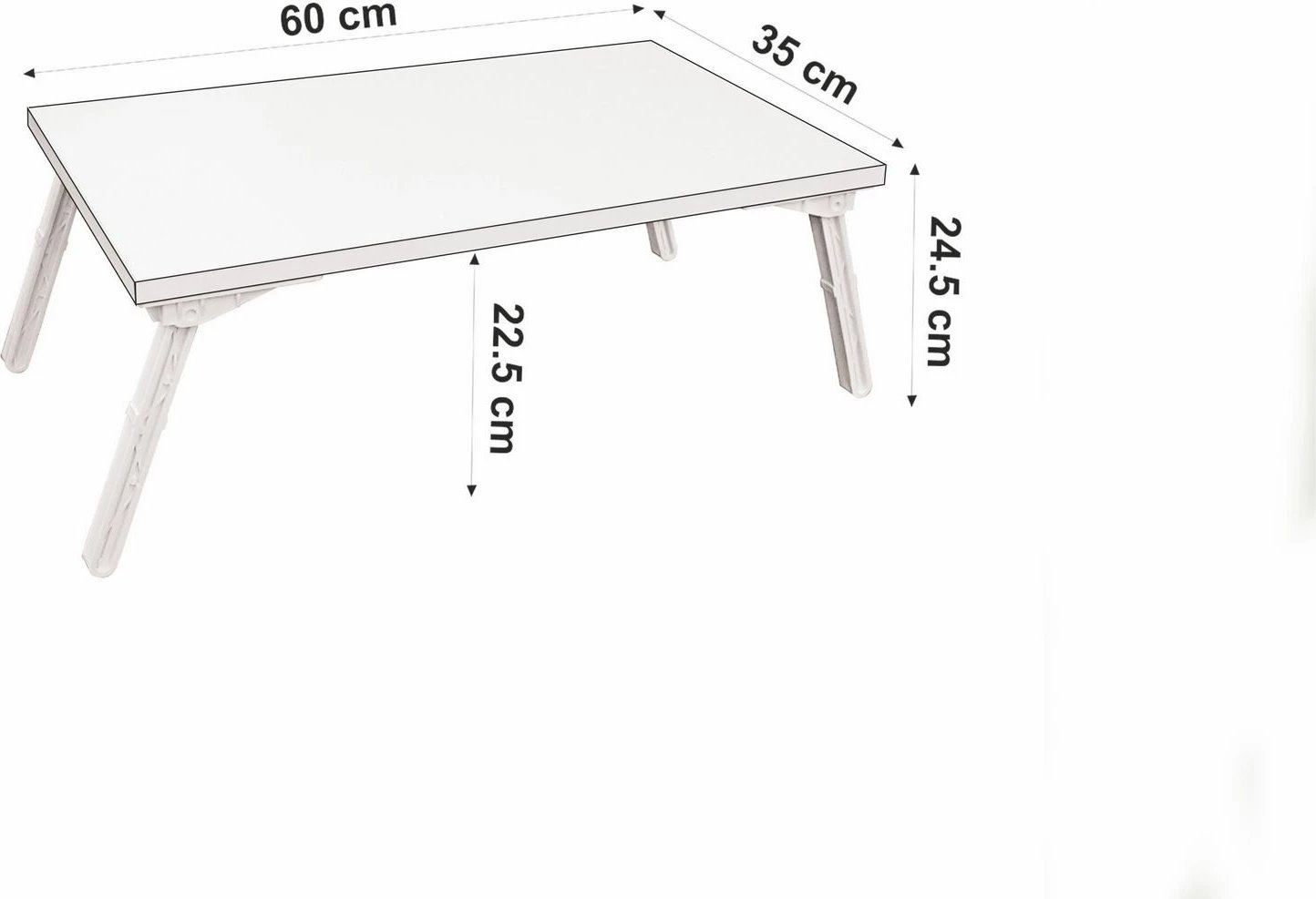 Tavolinë laptopi qëndruese, Hanah Home Gusto 766, ngjyrë Atlantic