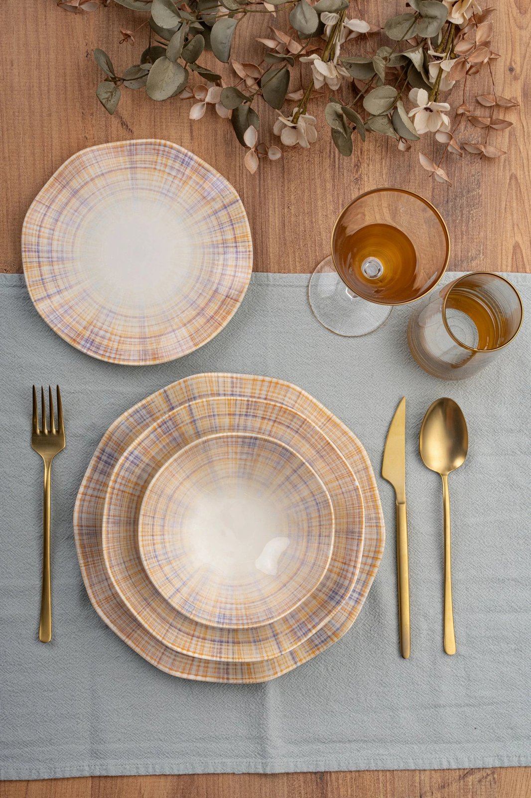 Set enësh për drekë (24 copë), Hermia, GBSNES24KY4R31941