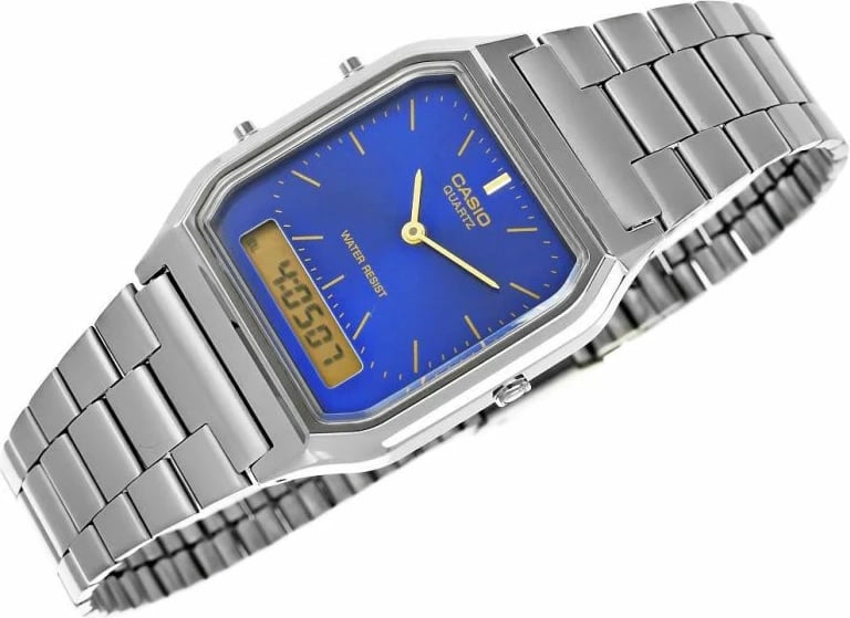 Orë dore për femra Casio, titanium