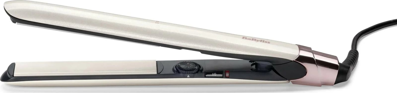 Drejtues flokësh, BaByliss ST914PE, pllaka titan-keramike 25×120 mm, 170-235°C 13 nivele, fikje automatike, rozë