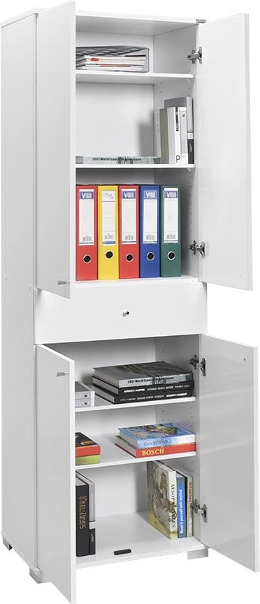 Dollap multifunksional, ngjyrë e bardhë, Hanah Home, Adr-441-Pp-1