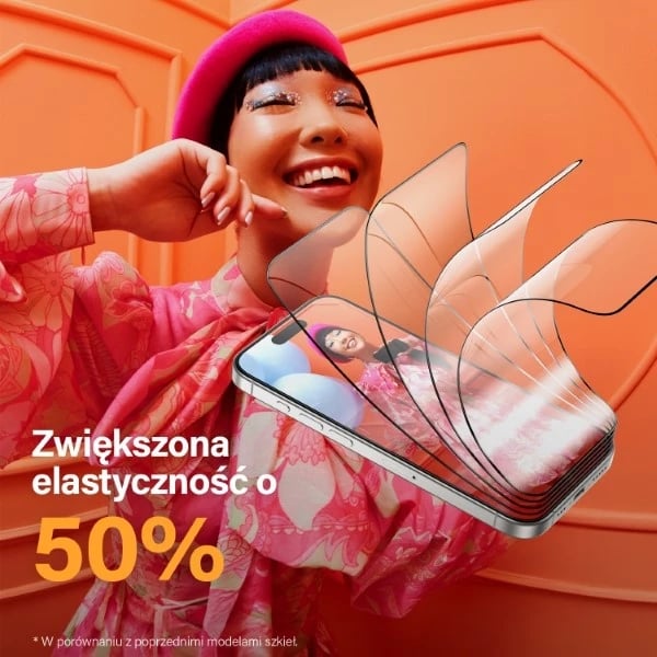 Xham mbrojtës PanzerGlass Re:fresh Glass për iPhone 15 Pro me pozicioner