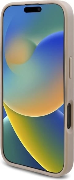 Mbështjellës Guess 4G Triangle për iPhone 16, Bardhë Mbështjellës Guess 4G Triangle për iPhone 16, Bardhë