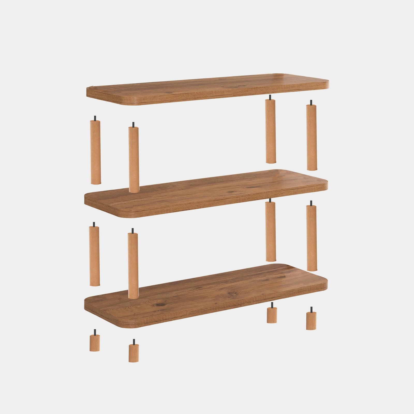 Raft librash Hanah Home Step, ngjyrë pishë Atlantike