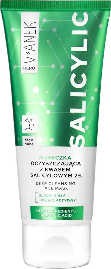 Maskë pastruese për femra VIANEK Hero Cleansing Mask me acid salicilik 75ml