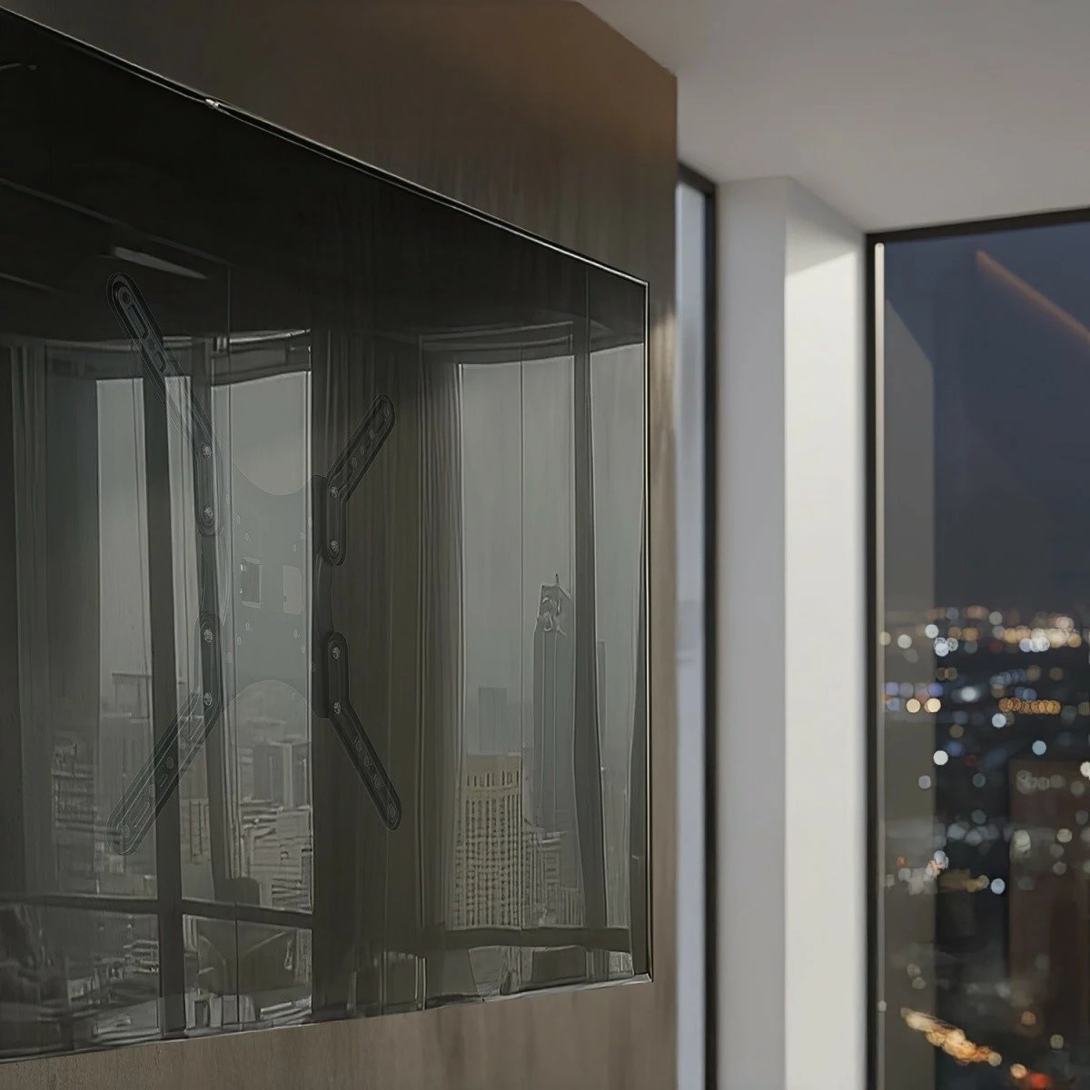 Mbajtës muri për TV/monitor Maclean MC-759 13-60\", deri 30 kg, VESA 400x400, i zi