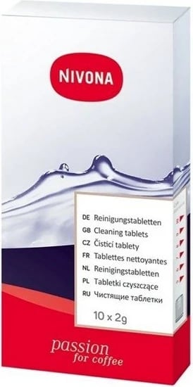Set pastrimi për makinë kafeje NIVONA CLEAN 3 BOX, tabletë dhe lëng pastrues/descaler