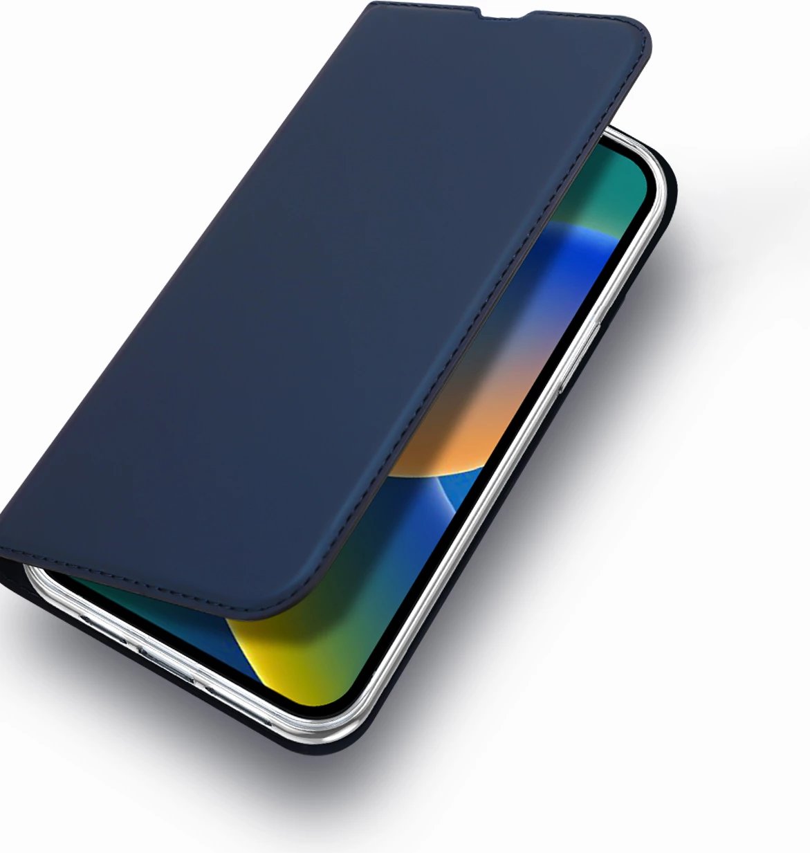 Mbështjellës Dux Ducis Skin Pro për iPhone 14 Plus, eko lëkurë, e zezë